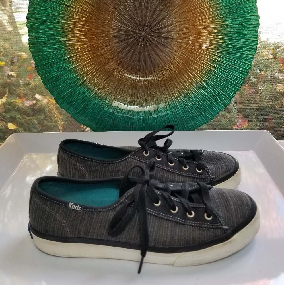 Keds Grey and Black Women's Shoes